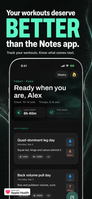 Chalky: Gym Log & Form Check screenshot 1