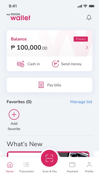 myTOYOTA Wallet iPhone screenshot 1