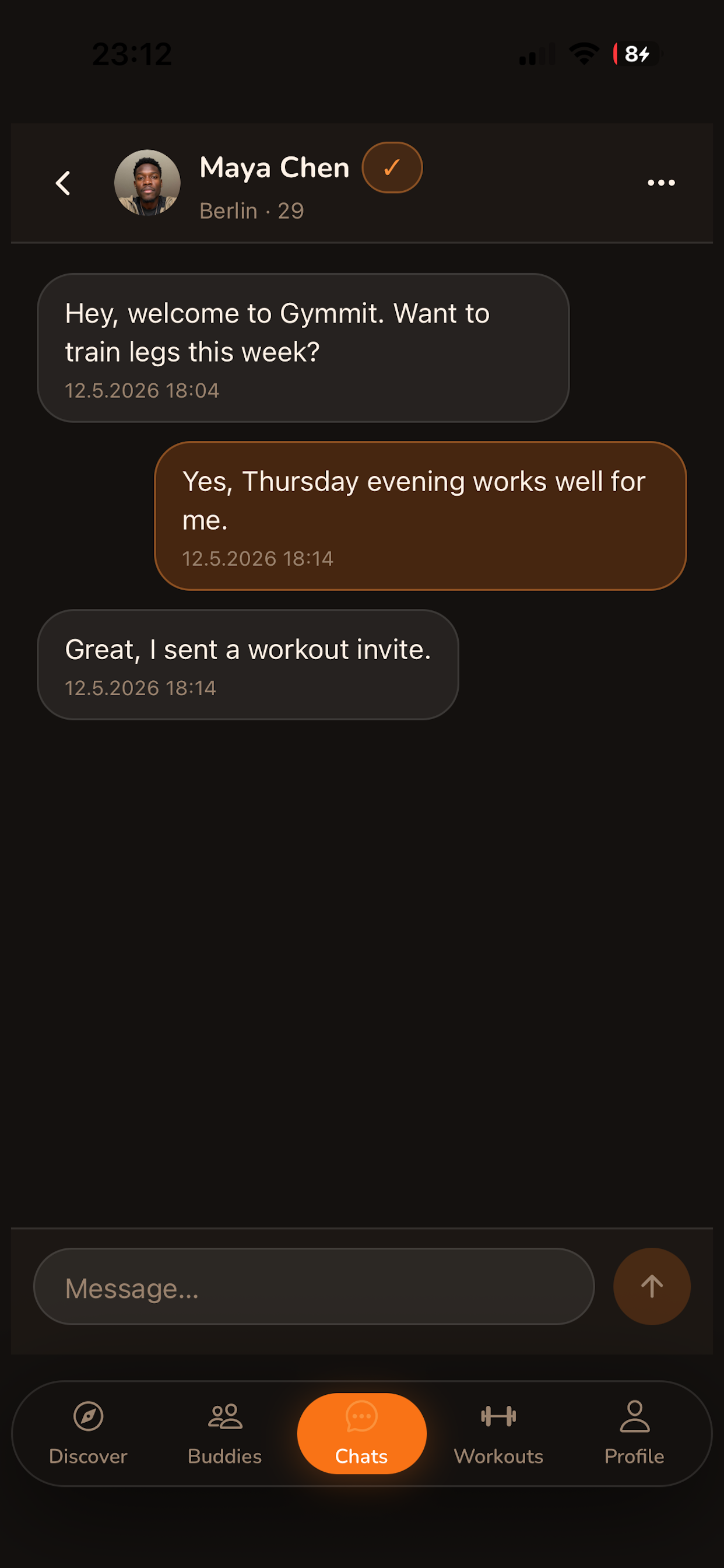 Gymmit: Find gym buddy