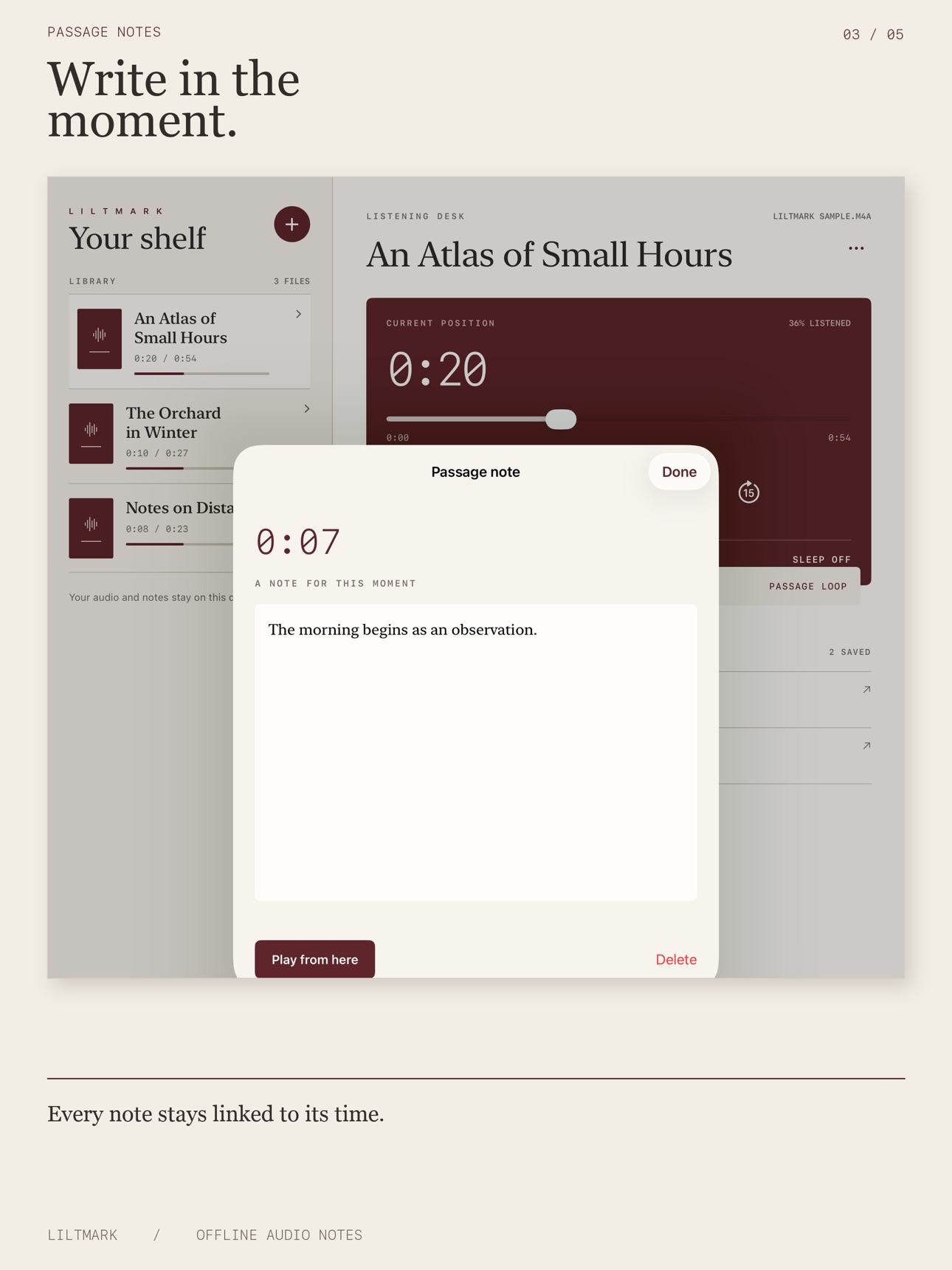 Screenshot 8 of Liltmark Audio Notes