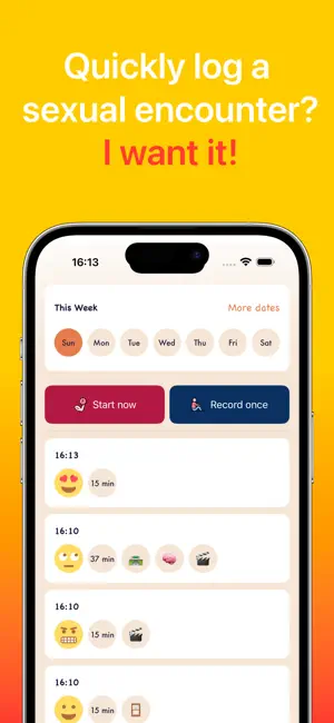 Sexual Wellness Diary screenshot 1