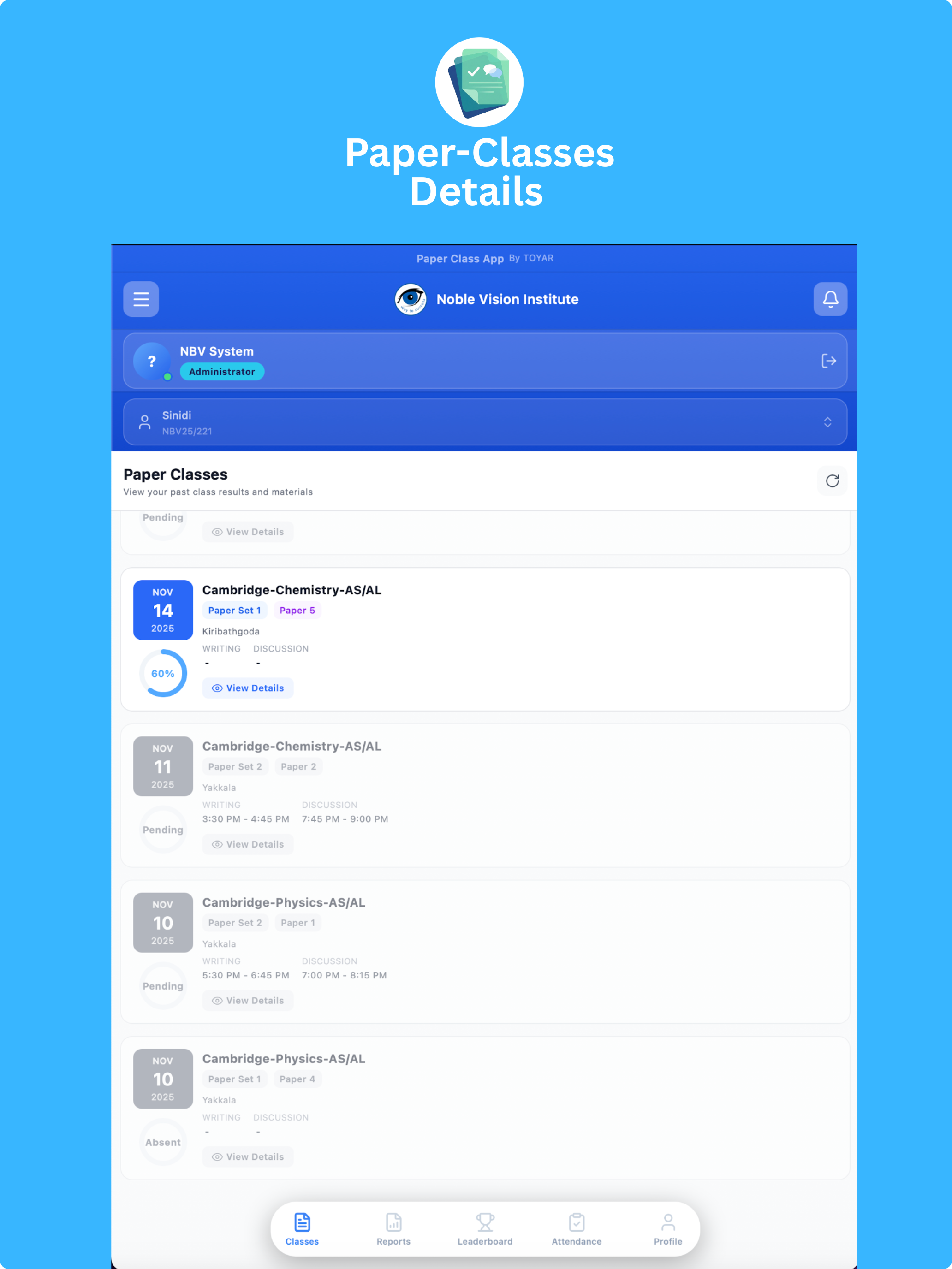 Paper Class App screenshot 19