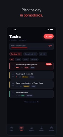 Pomodoro: Focus to Do Screenshot 2 of 5