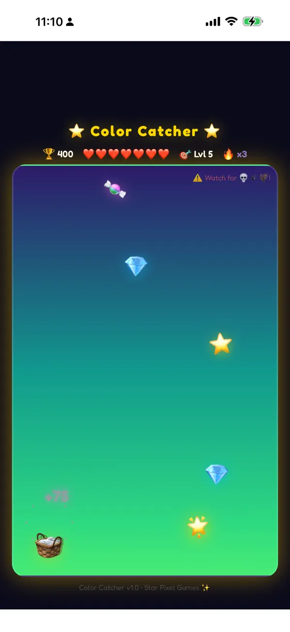 Screenshot #2 pour Color Catcher - Kids Game