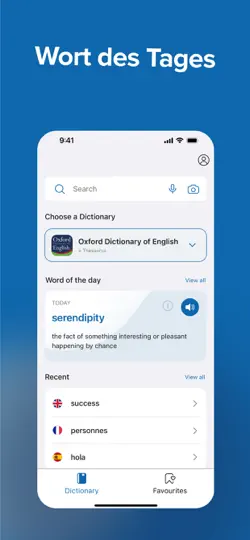 Screenshot von Wörterbuch - Oxford Dictionary auf dem iPhone 6