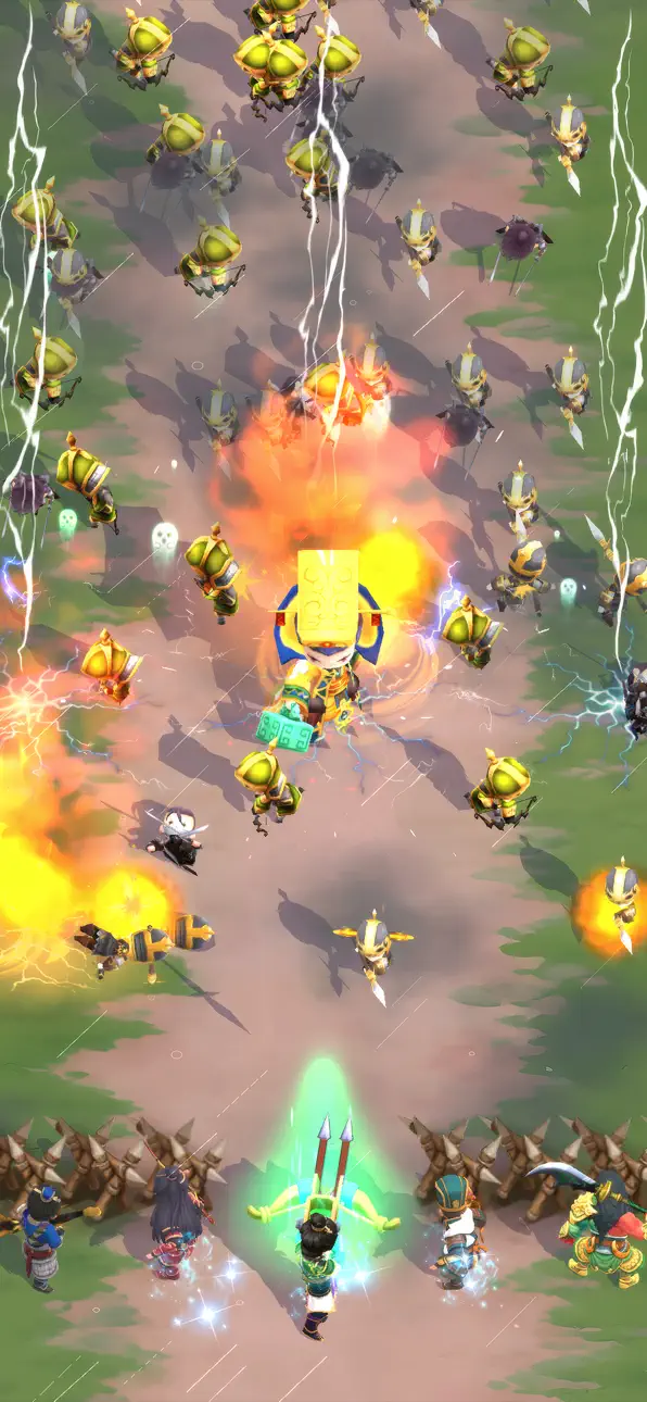 Samkok Heroes TD Dynasty Tower Defense iOS Mod IPA screenshot 1 - iOS game interface