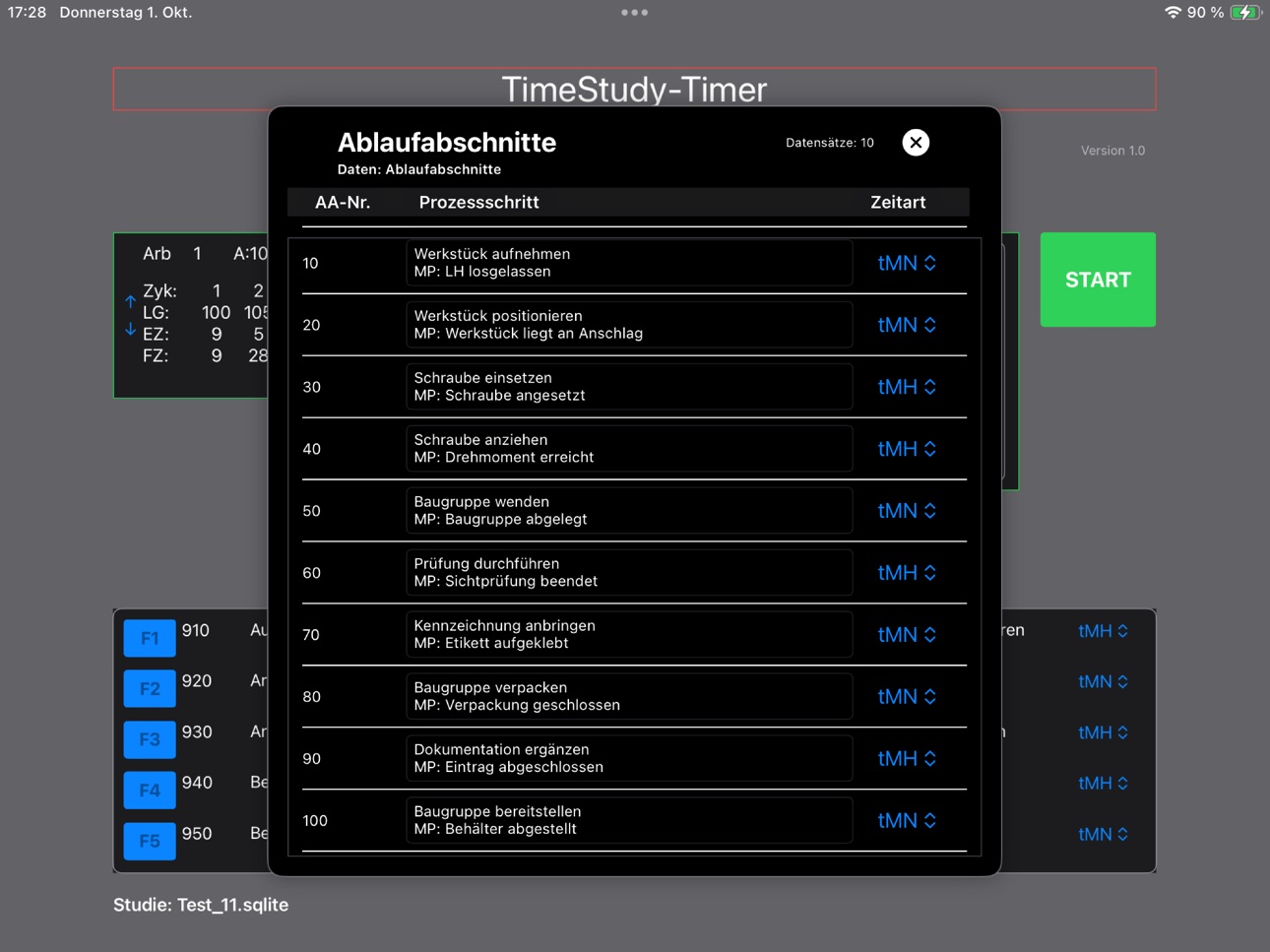Screenshot 9 of TimeStudy Stopwatch
