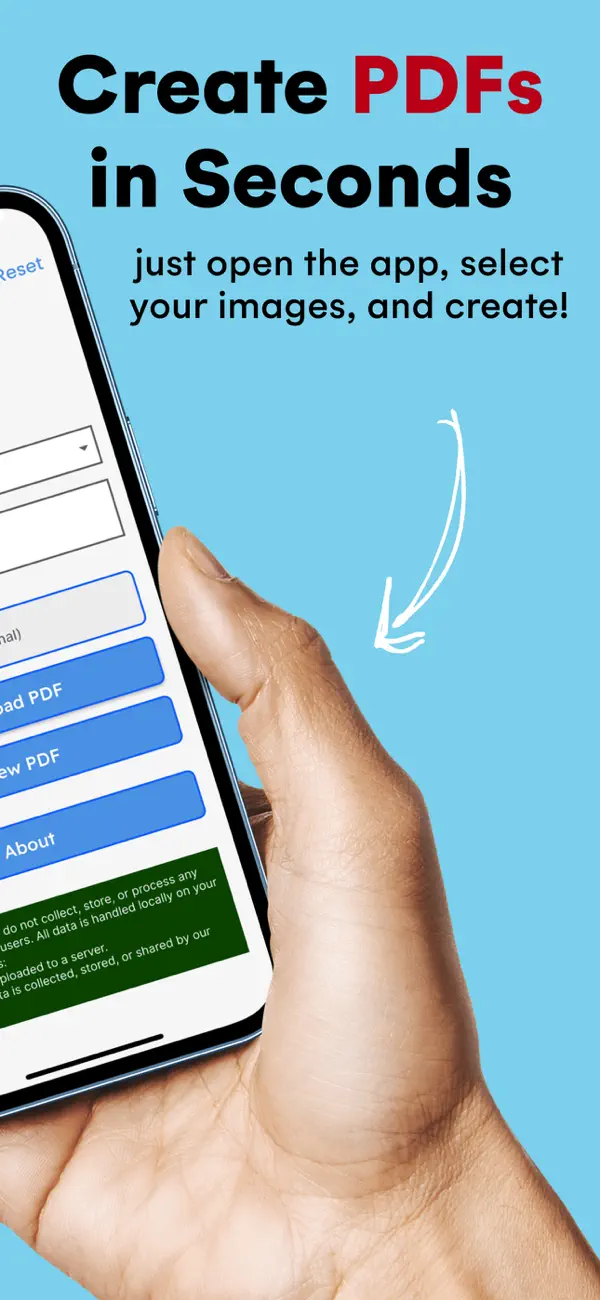 Screenshot #2 pour Photo to PDF by iSpeedPix2PDF