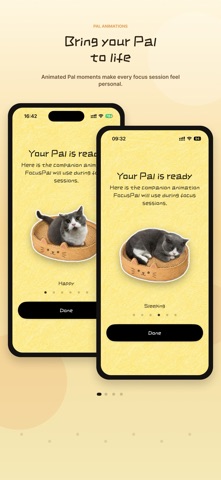FocusPal - Pomodoro Timer iPhone screenshot
