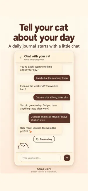 Bottle Diary - Cat AI Journal screenshot 2