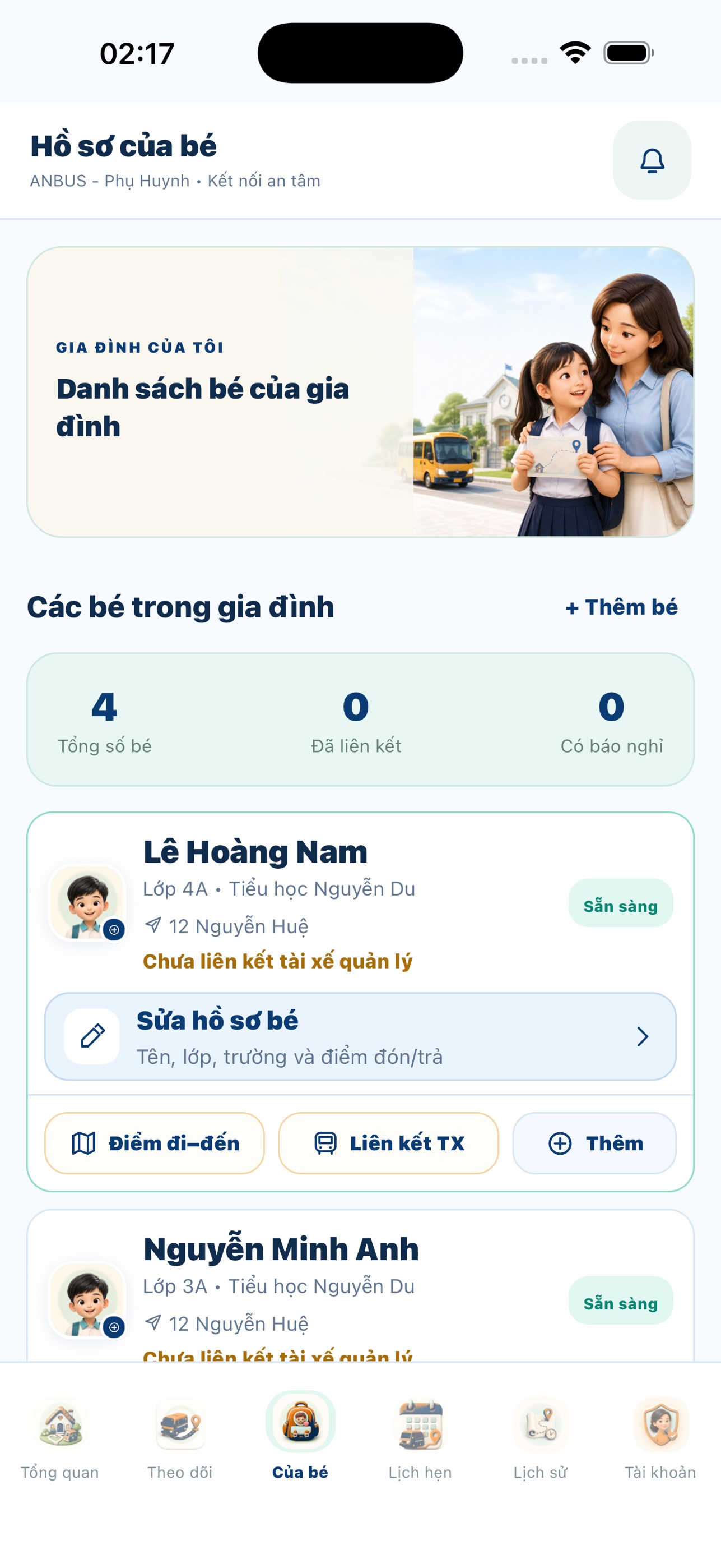 Screenshot 2 of ANBUS - Phụ Huynh