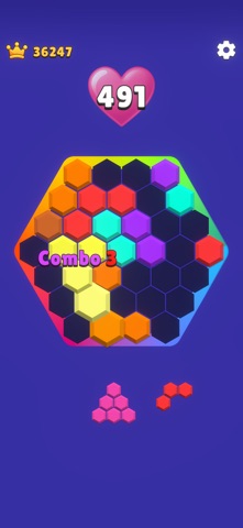 Hexomind | Hexagon Block Blast screenshot