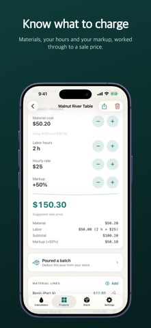 Meniscus: Resin Calculator Screenshot 7 of 9