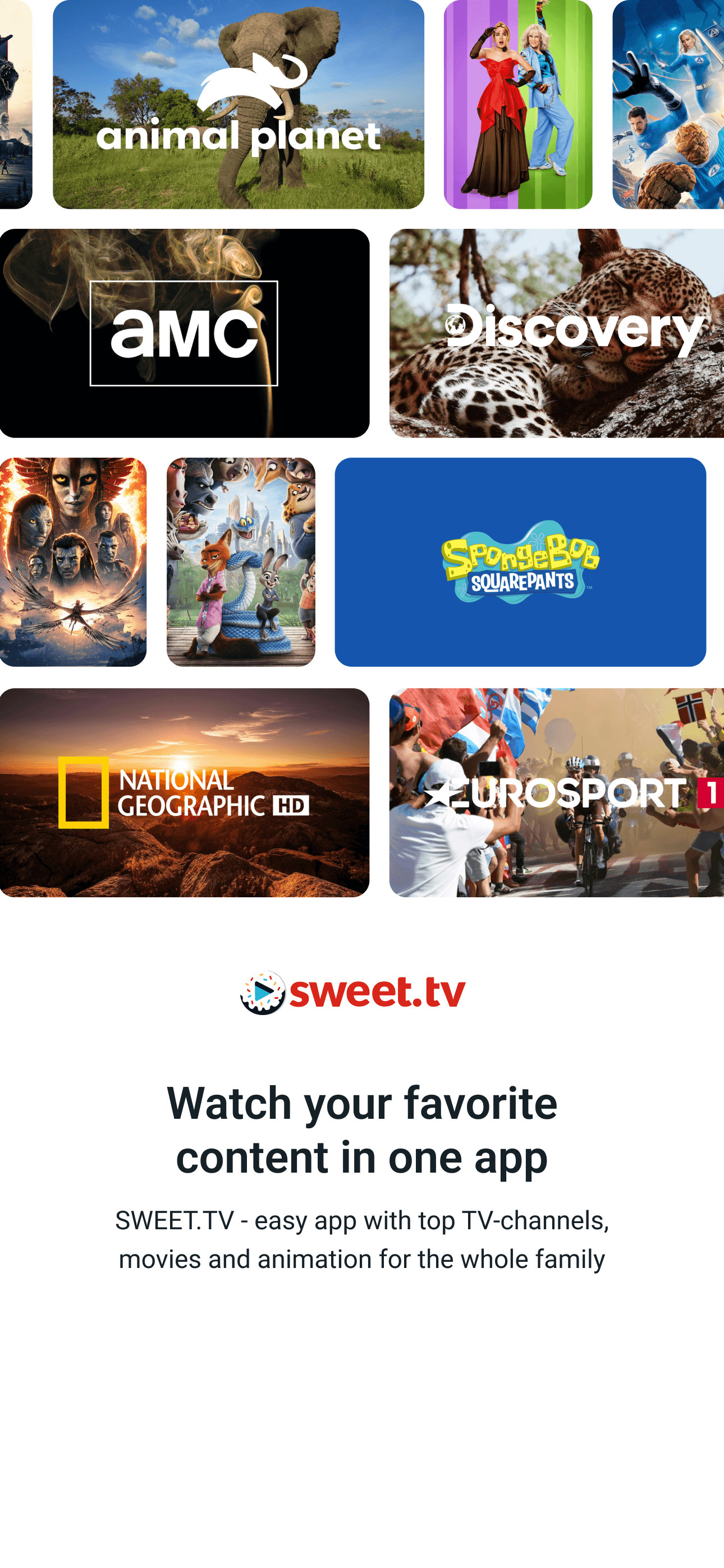 SWEET.TV: TV & Movie hits