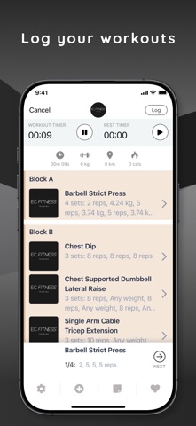 EC Fitness Training screenshot