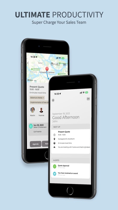 Screenshot #1 pour CRM Alerts