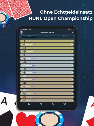 Pokerheads - Heads-up Poker iPad screenshot