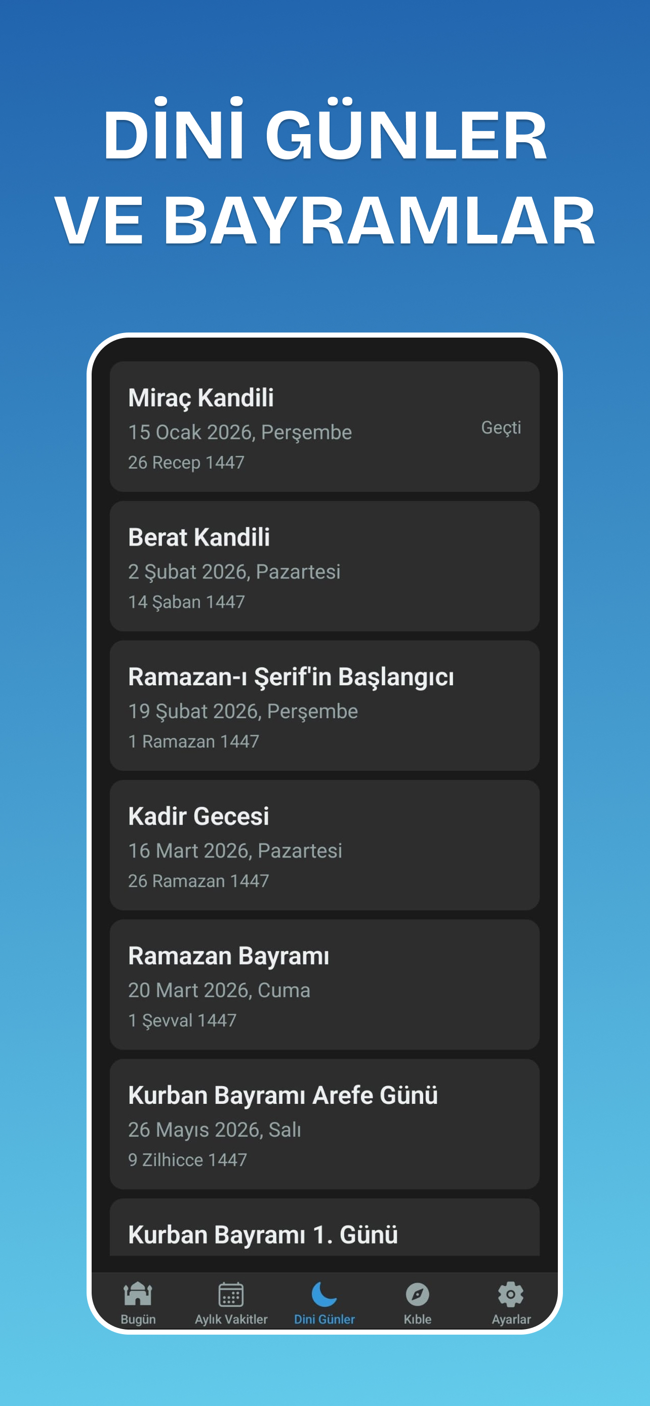 Ezan Vakti & Kıble