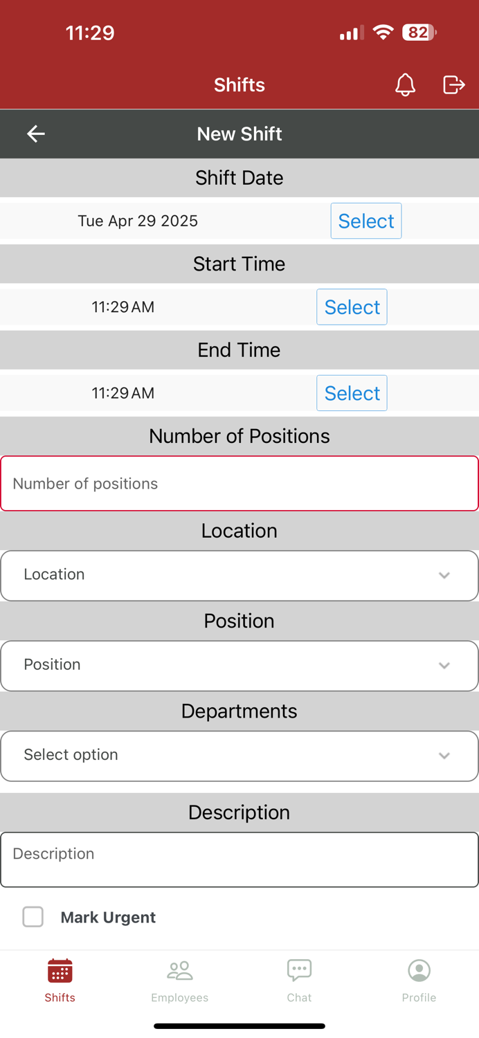 Admin PTOC Scheduling