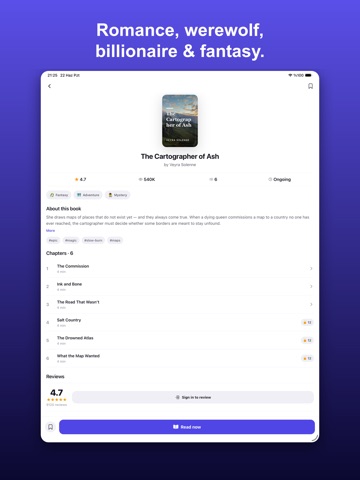 Stories & Novels: Saga iPad screenshot