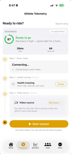 VeloIQ Federation screenshot 4