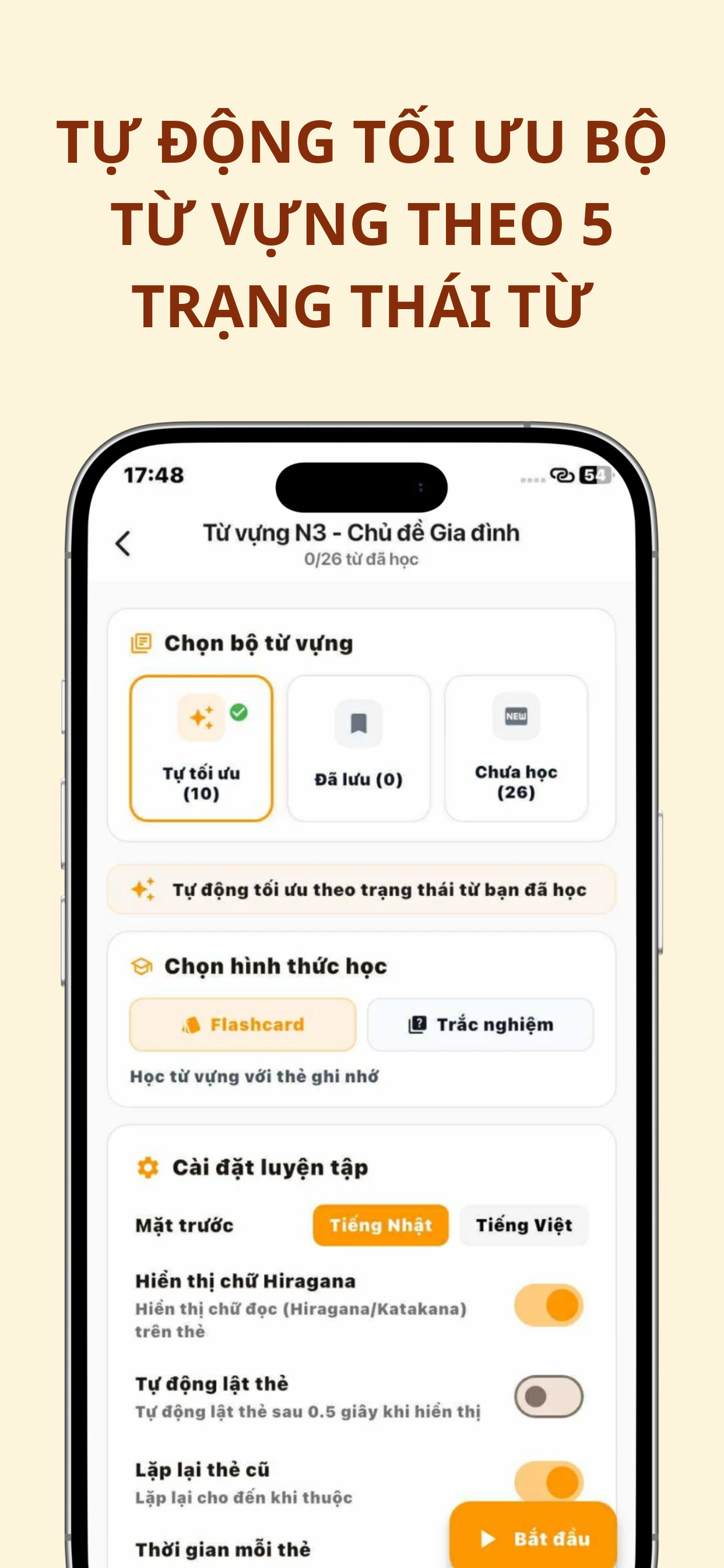 OKini JLPT: Học Từ Vựng N5-N1 screenshot 3