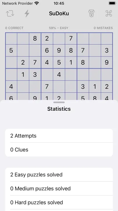 SwiftSuDoKu iPhone-skjermbilde 3