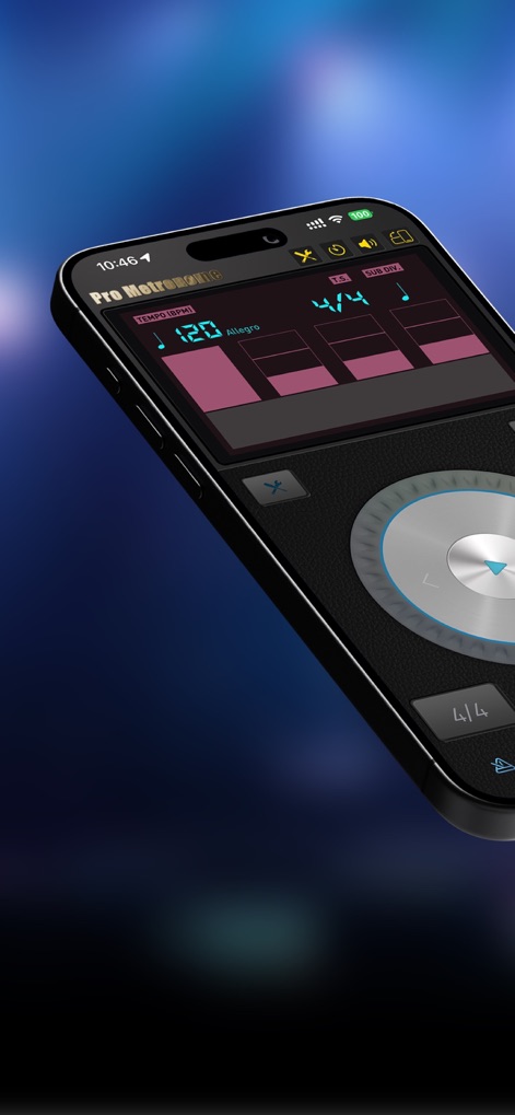 Pro Metronome - Tempo & Tuner - Explore the app's intuitive interface, featuring precise BPM settings and dynamic visual beat patterns for accurate timing.