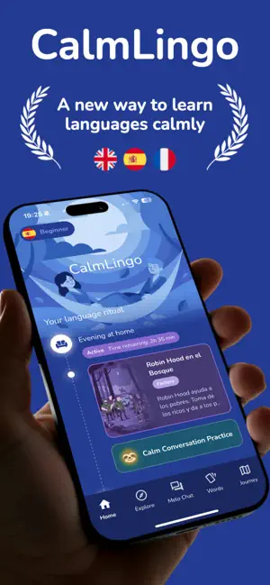 CalmLingo: Language Learning screenshot 1