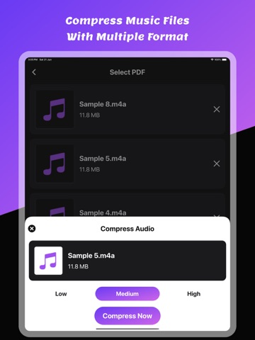 Ringtone Maker: audio extract iPad screenshot