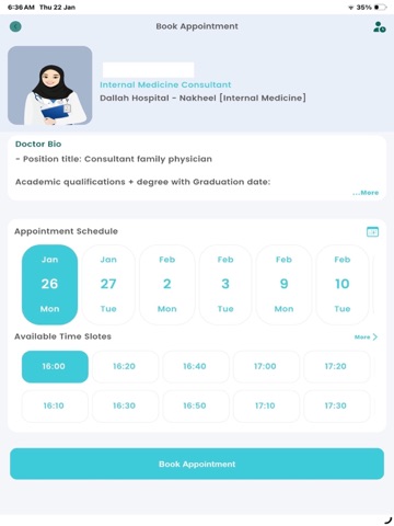 Dallah Hospitals  مستشفيات دله iPad screenshot 5