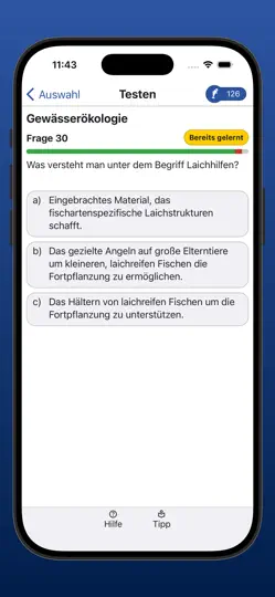Screenshot von Fischerfragen Schleswig-Holst. auf dem iPhone 5
