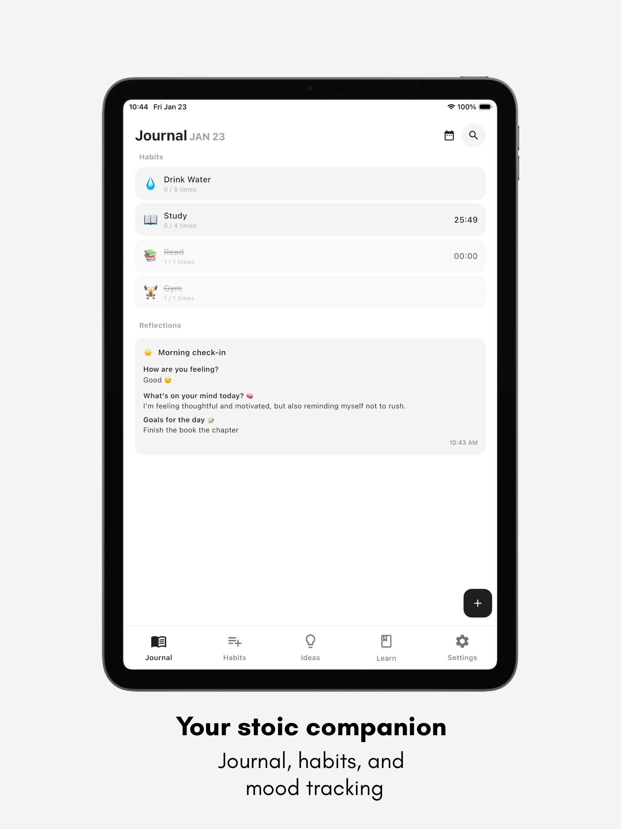 Arete - Journal & Habits