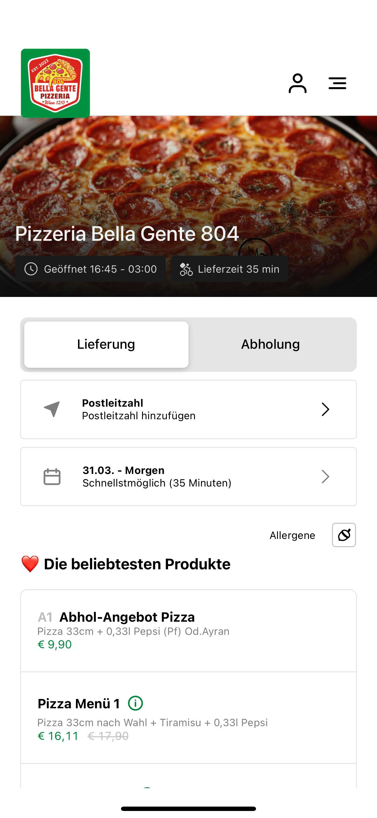 Pizzeria Bella Gente 804 screenshot 3