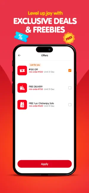 Jollibee: Food Delivery App iPhone screenshot 4