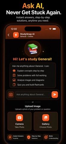 StudySnap AI: Homework Helper iPhone screenshot