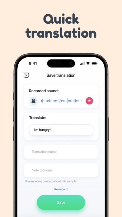 Screenshot 4 of Cat Translator – Human to Pet App