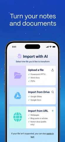 Gamma: AI Slides & Design iPhone screenshot