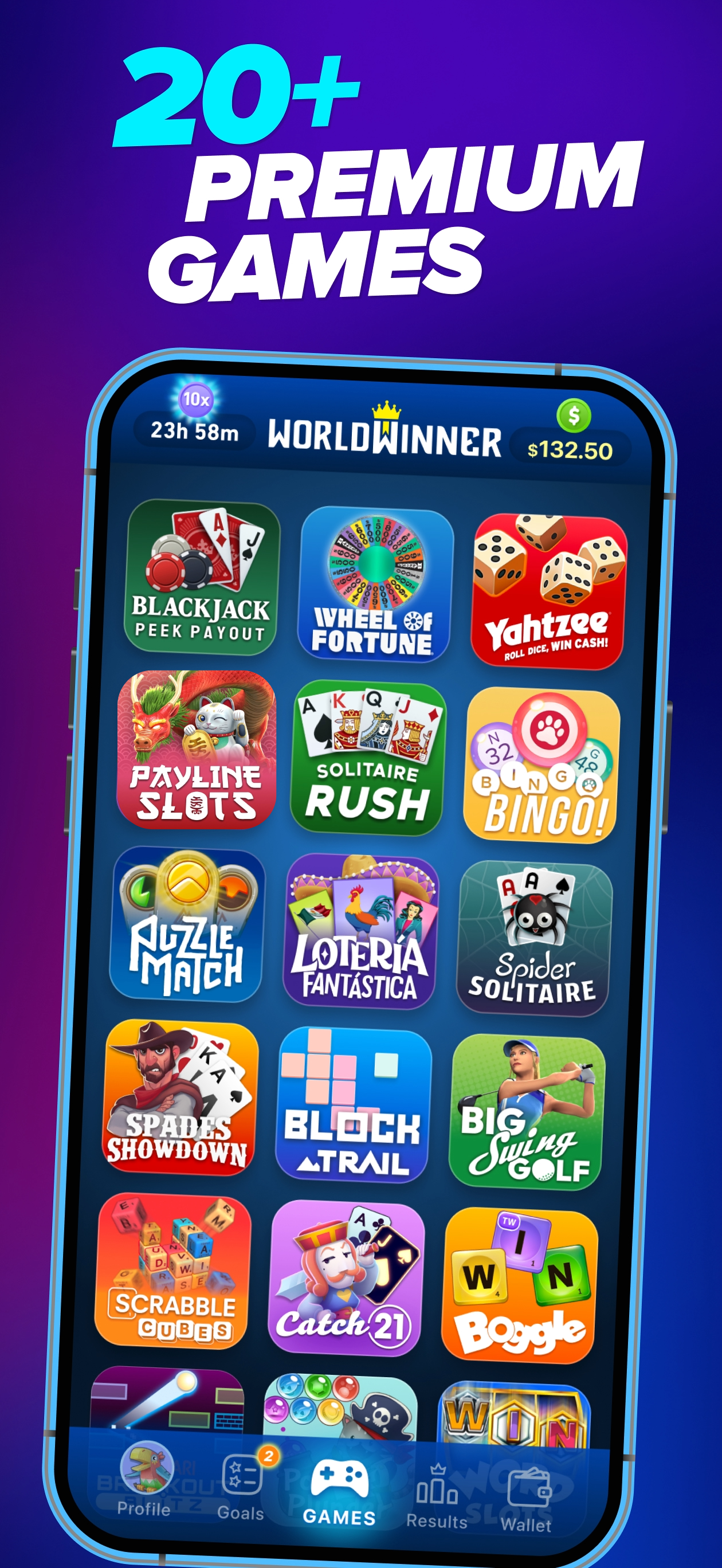 WorldWinner: Play for Cash