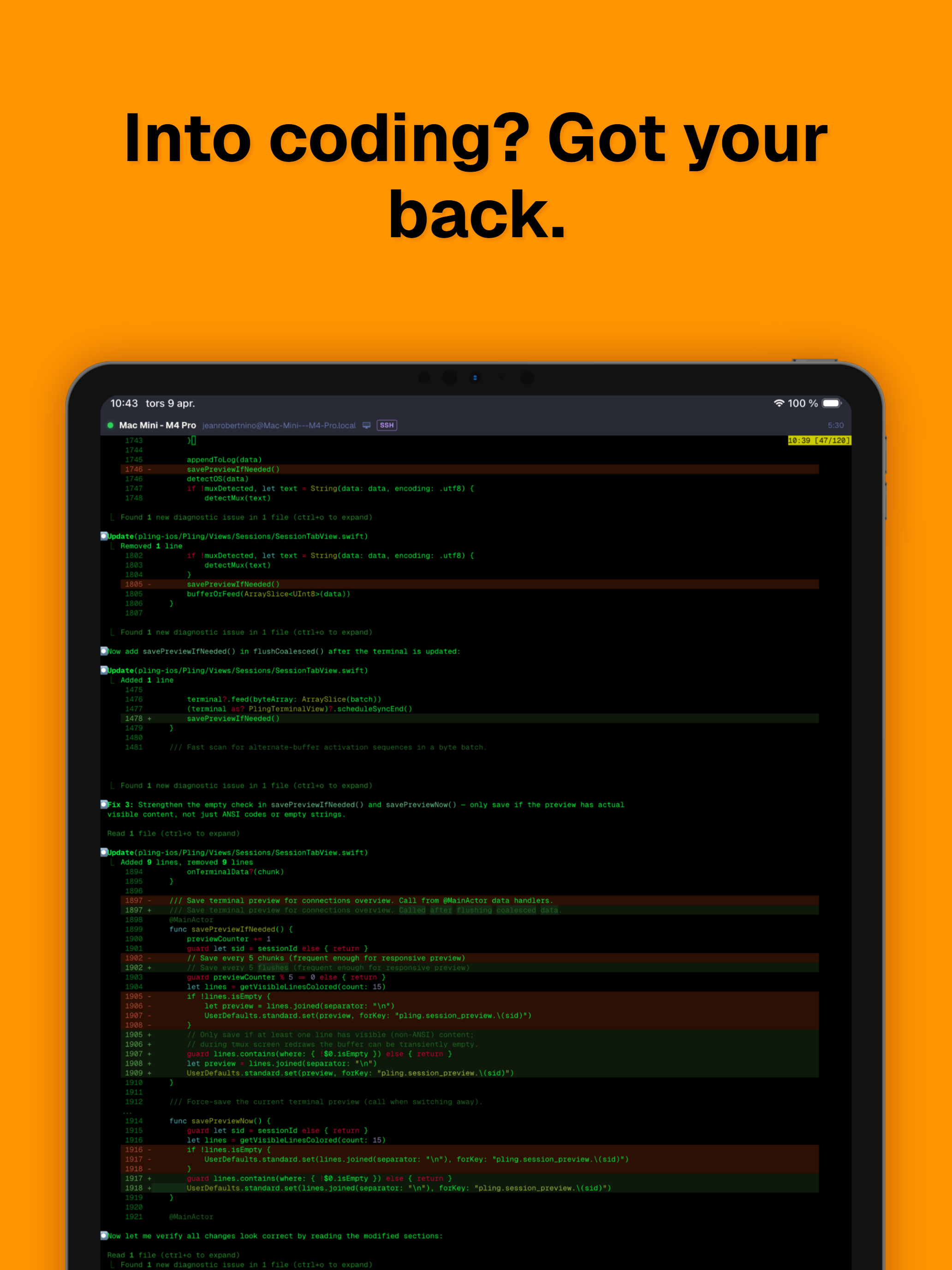 Pling: SSH Client & SFTP screenshot 12