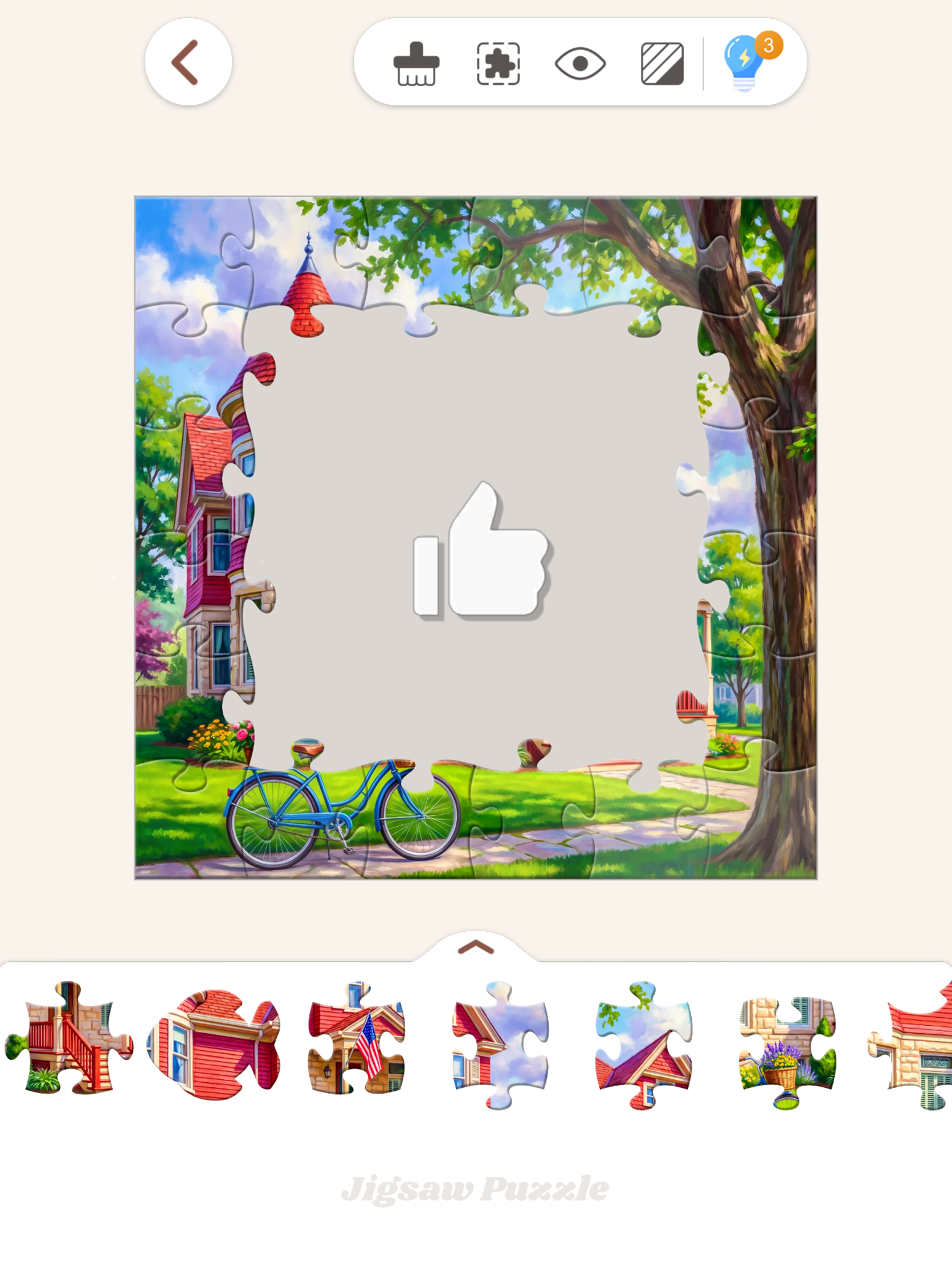 House Jigsaw Puzzle Game