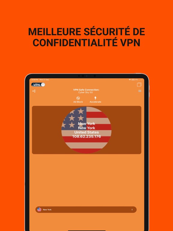 Screenshot #5 pour VPN France DashVPN