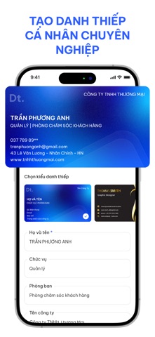 Danh Thiếp screenshot