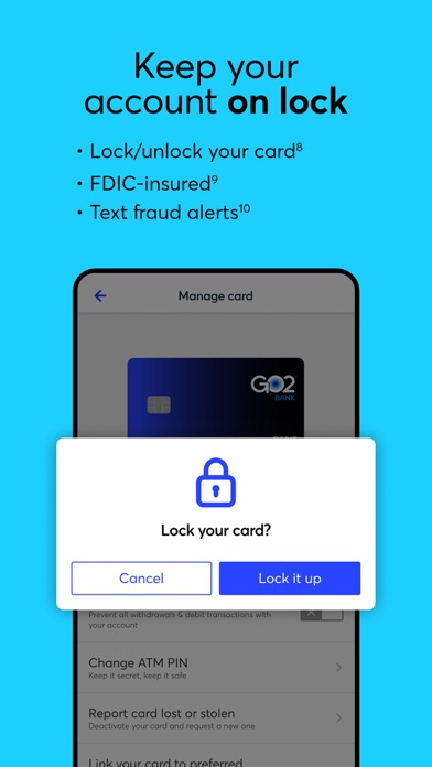 GO2bank: Mobile banking iPhone screenshot 9 - Finance app