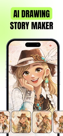 AI Drawing Story Maker iPhone screenshot