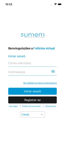 Oficina Virtual SUMEM Aigua screenshot