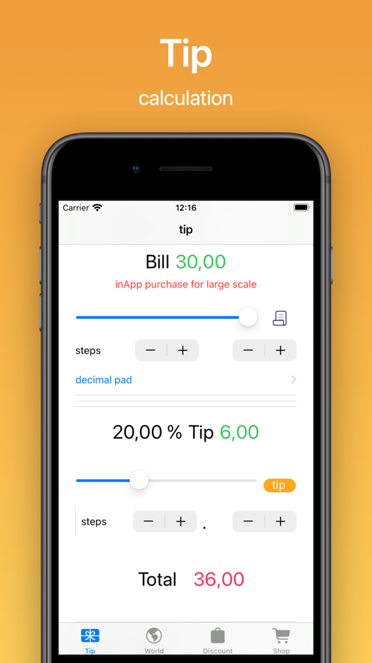 #1. TiP .. Calculator (iOS) 由: Ulrich Pade