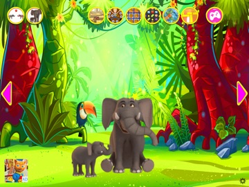 Talking Elephant King Red iPad screenshot