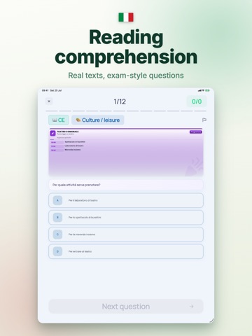 Italian B1 Citizenship — CILS iPad screenshot