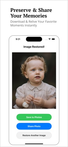 Old photo restore repair Revi iPhone screenshot